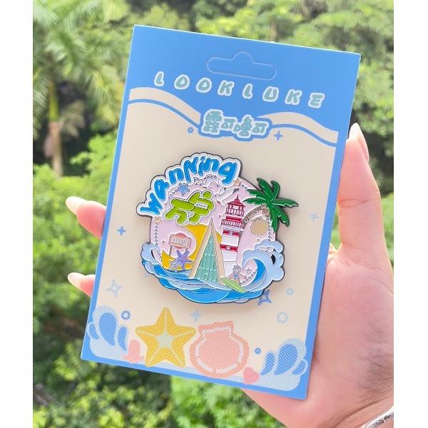 海南萬寧日月灣金屬冰箱貼