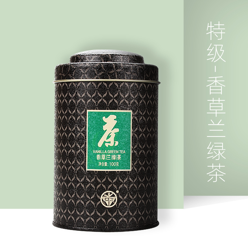 興科香草蘭綠茶/罐/100g