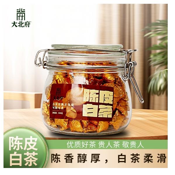 小星星·陈皮白茶（玻璃罐）200克
