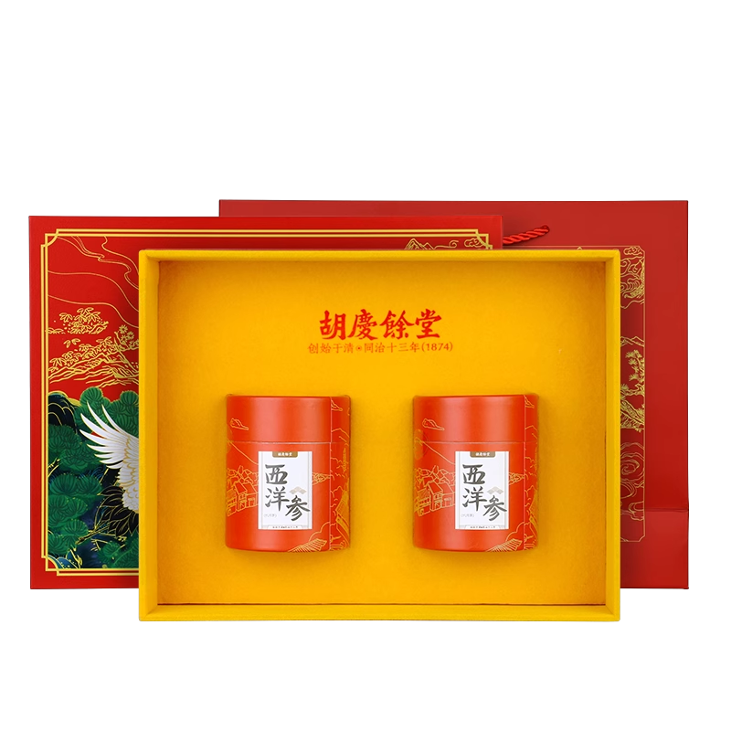胡庆余堂西洋参礼盒*松鹤礼盒