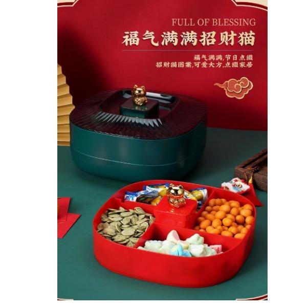 招财猫糖果盒（单层）