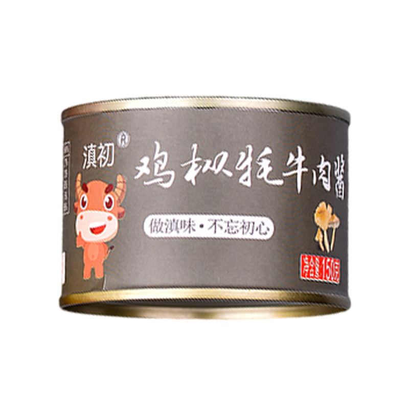 【嘟嘟】滇初云南风味牦牛肉酱（鸡枞味）1罐