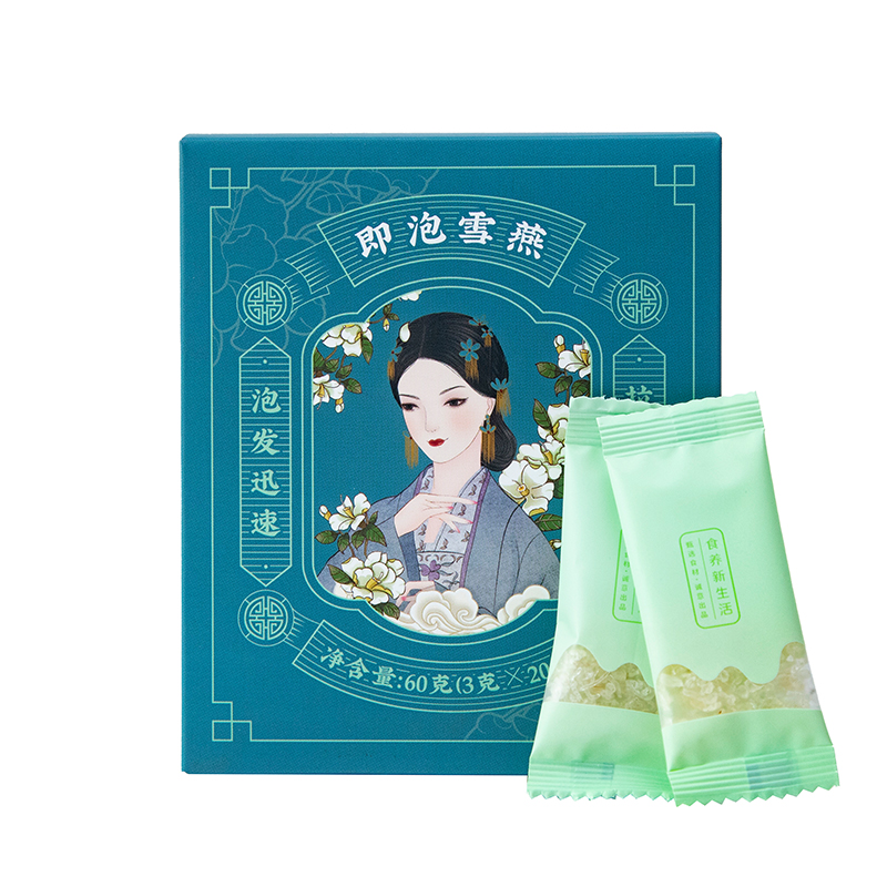 【嘟嘟】致山野即泡雪燕60g/盒（3克*20袋）2盒