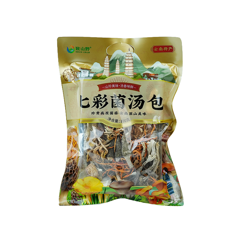 【嘟嘟】致山野七彩菌汤包100g/袋