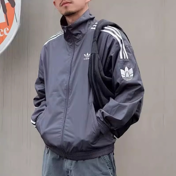 阿迪达斯男女梭织夹克外套JI7533(下单备注尺码）