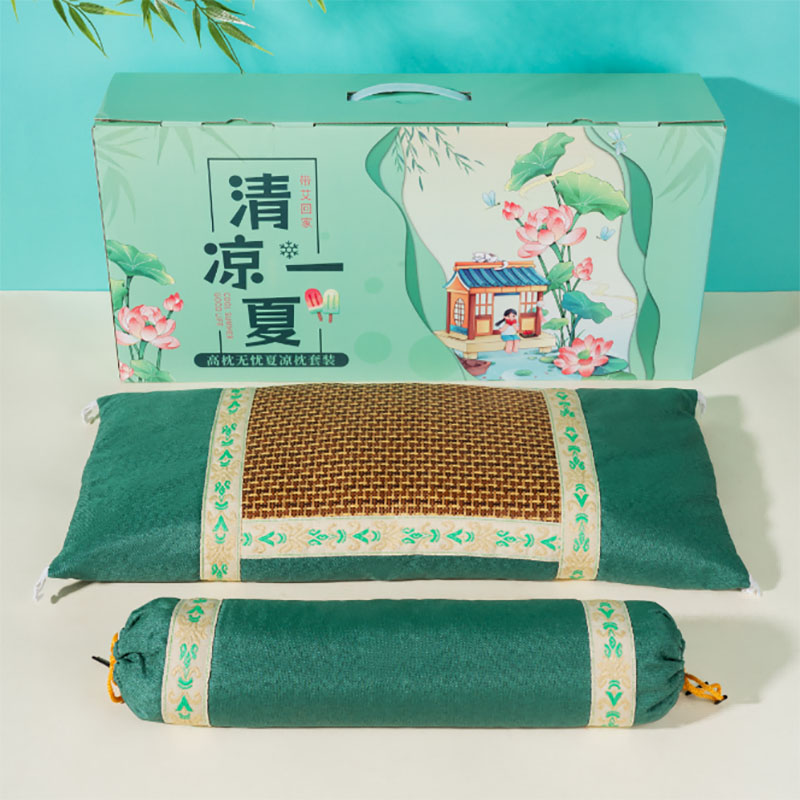 承夏文化清凉一夏夏凉枕套装
