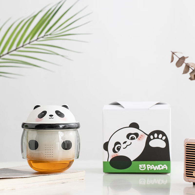 京苑-圆圆熊猫泡茶杯