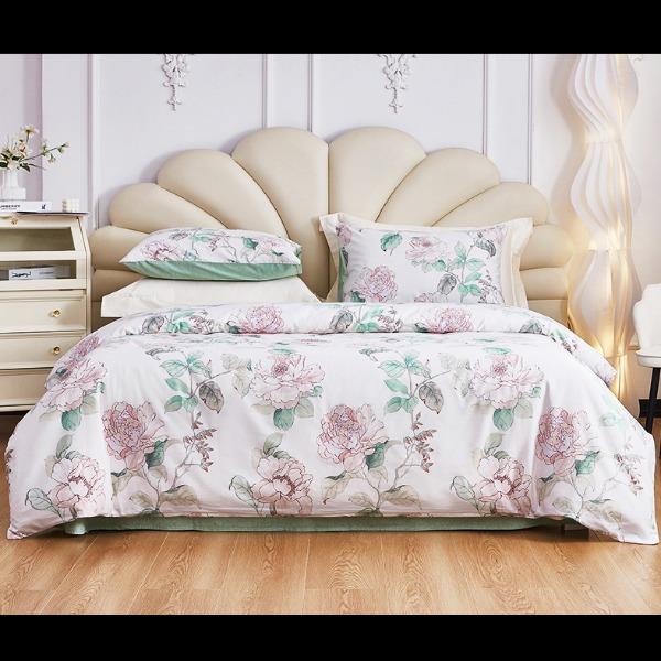 梦洁纯棉印花四件套：瑶叶1010100295