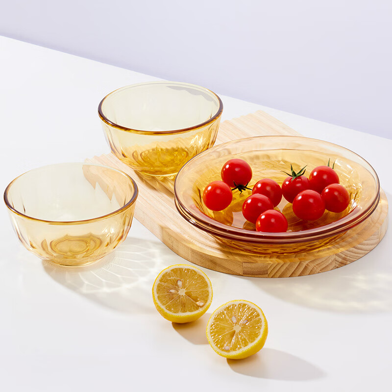 LLG1028S4FU乐扣乐扣晶珀系列琥珀色餐具4件套