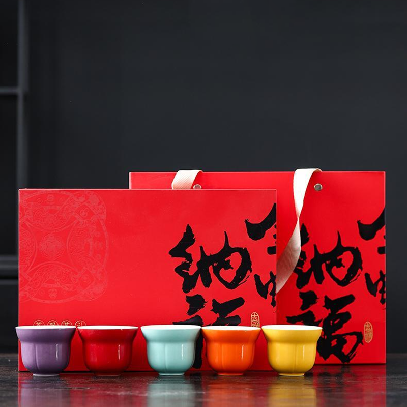 纳福系列·多彩五福杯