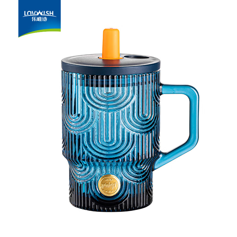 乐唯诗YXXGB/L1墨蓝云旭吸管杯