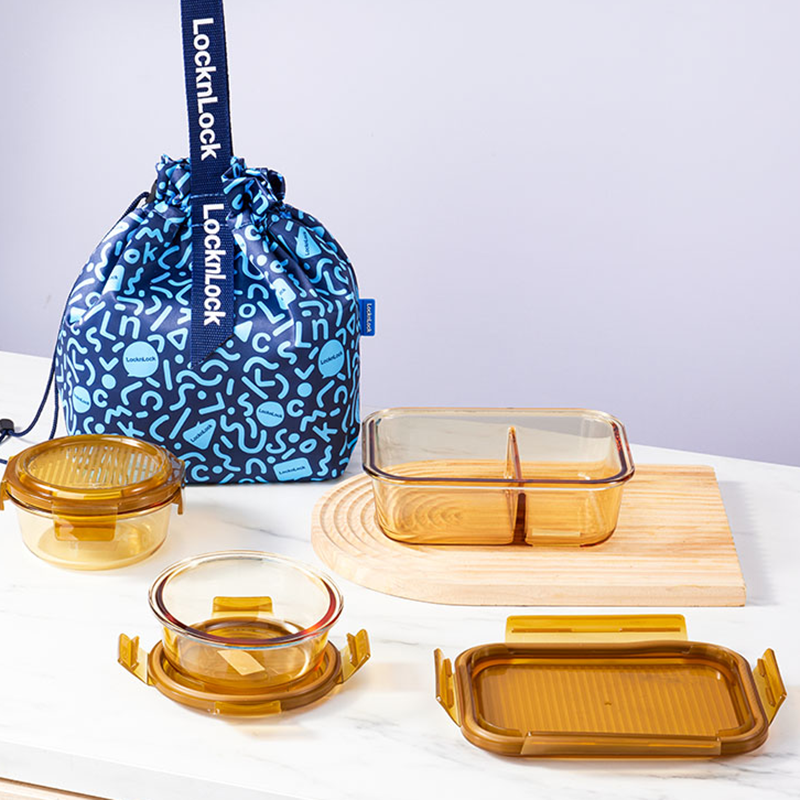 LCB260FU乐扣乐扣莱菌灵动瑞珀色保鲜盒四件套