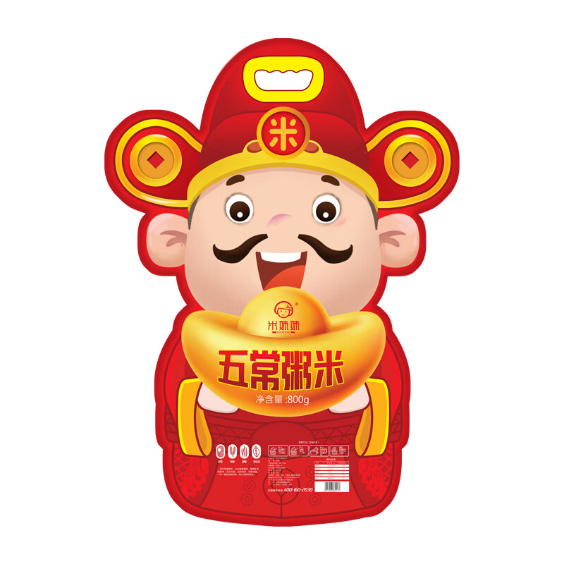 米妹妹财神粥米800g
