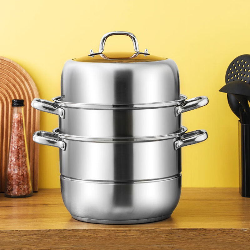 思钢厨仕多用蒸锅－三层SG-CS030