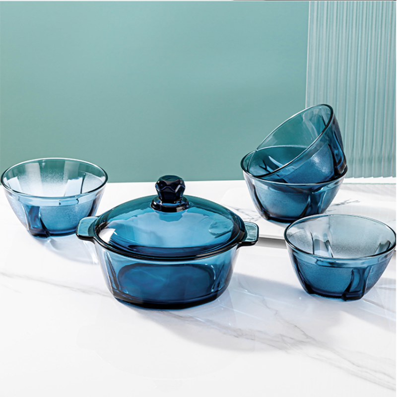 乐唯诗MLJZB/L5墨蓝晶钻煲五件套