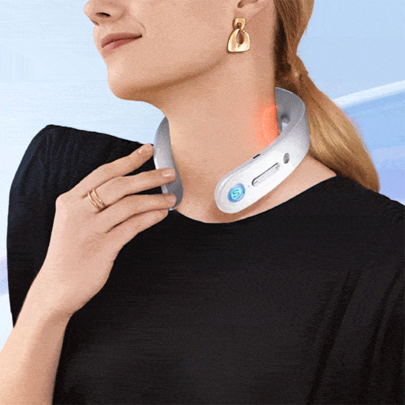 SKG颈椎按摩仪G1系列3代舒享款浅灰
