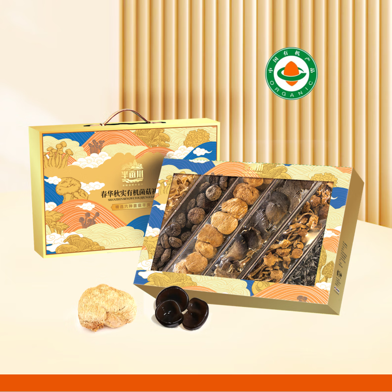 半亩川春华秋实有机菌菇800g