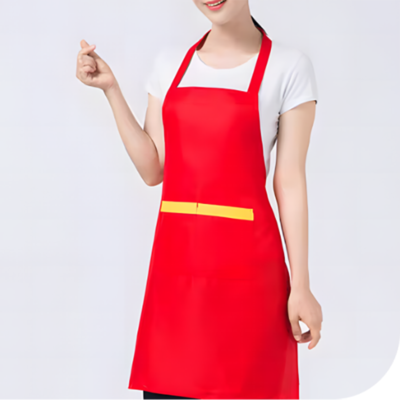 挂脖制服呢围裙