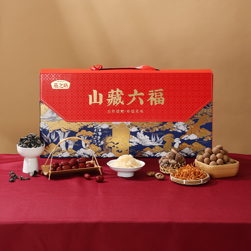 燕之坊山藏六福礼盒490g-欢天喜地款
