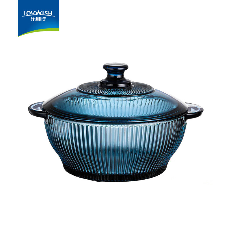 乐唯诗MLSWB/L1墨蓝竖纹煲单只装