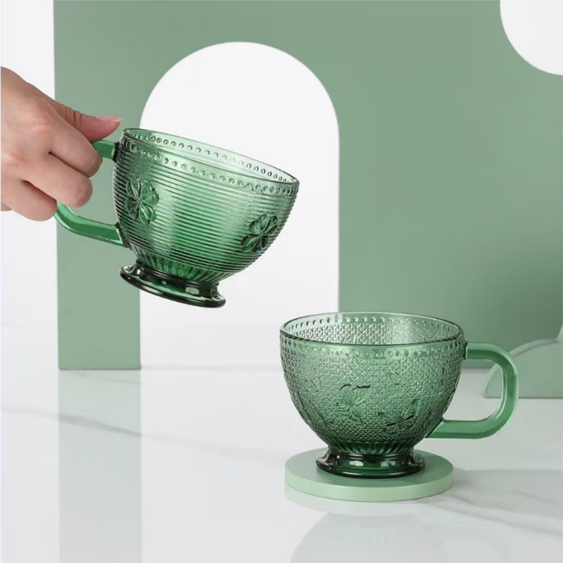 乐唯诗LDNB/L2墨绿乐蝶奶杯两件套