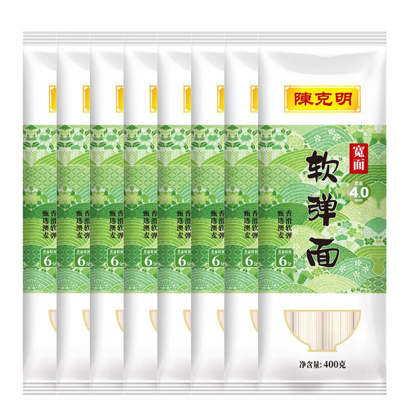 陈克明华夏软弹面400g（宽面）*8