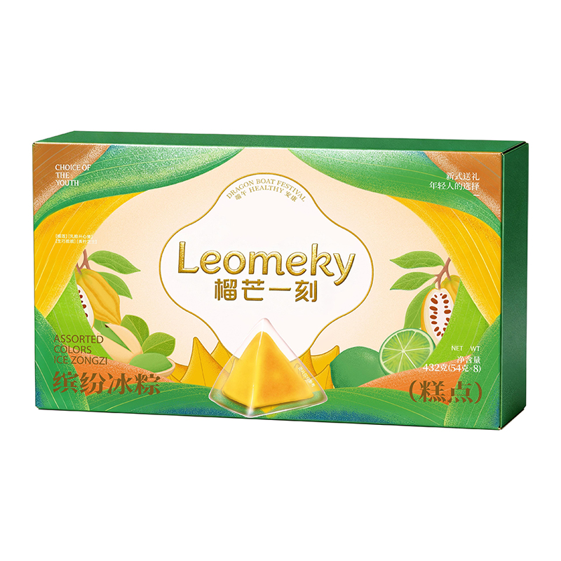 榴芒一刻缤纷冰粽糕点432g