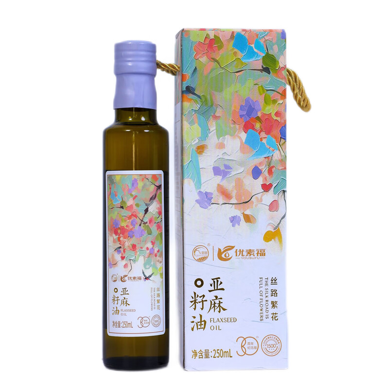 影田X优素福丝路繁花亚麻籽油250ml单支装