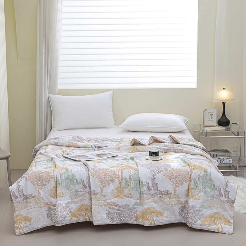 杉杉家纺泡泡纱夏凉被-北欧小镇SS-B1078