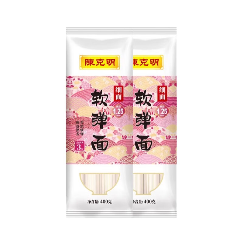 陈克明华夏软弹面400g（细面）*2