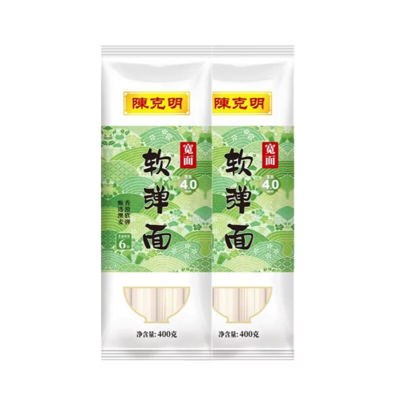 陈克明华夏软弹面400g（宽面）*2