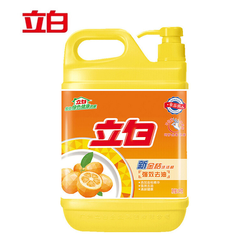 立白新金桔洗洁精1.29kg瓶装
