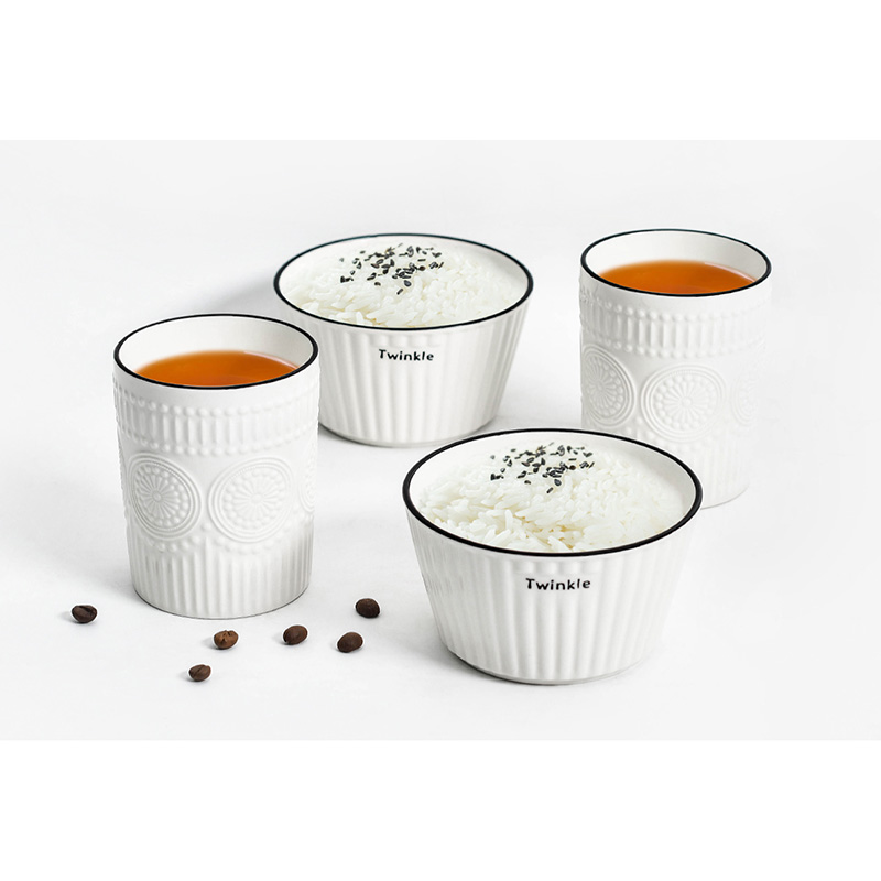 汇林陶瓷简欧2杯2碗