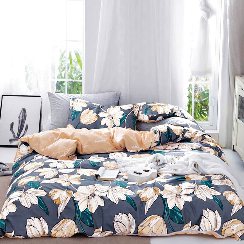 天琴花漾年华-云朵棉四件套TQ-T123