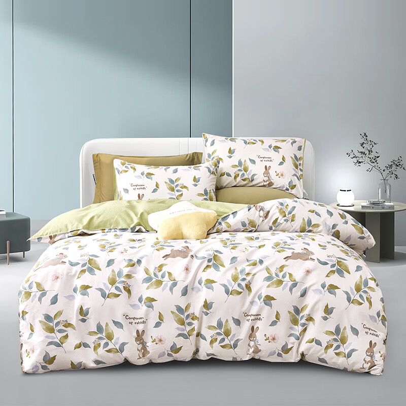 路易卡罗花曦纯棉四件套-秘境LK-6360