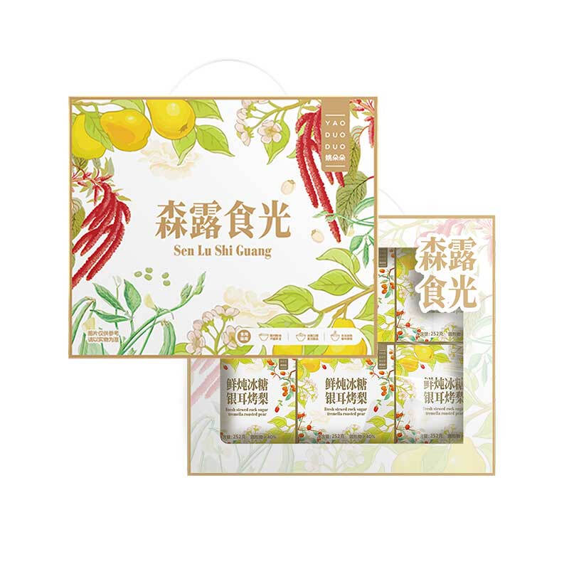 姚朵朵鲜炖冰糖银耳烤梨252克*6碗