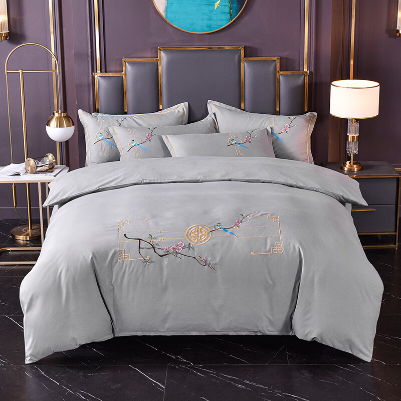 杉杉家纺中国风刺绣四件套SS-TJ1034