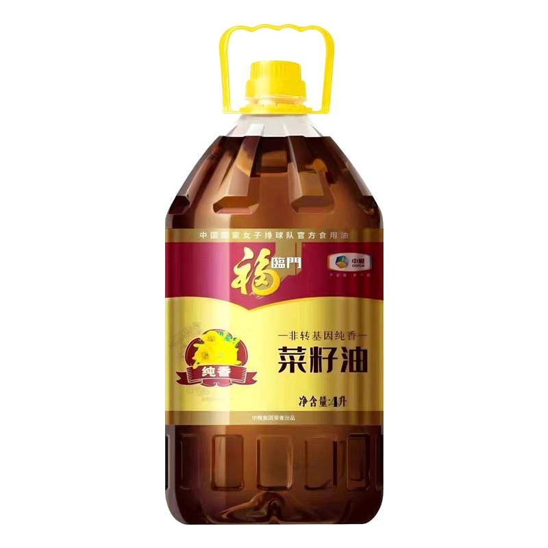 中粮福临门纯香菜籽油4L