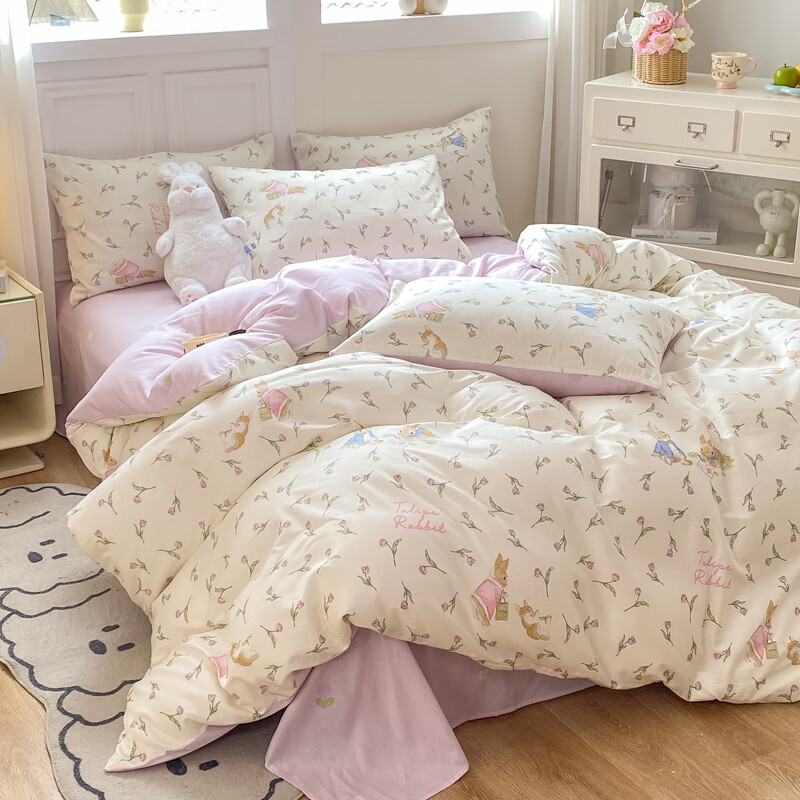 北极绒BJRJ232时尚全棉-絮语四件套