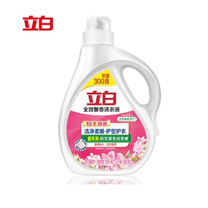 立白全效馨香洗衣液每瓶1.8kg瓶装