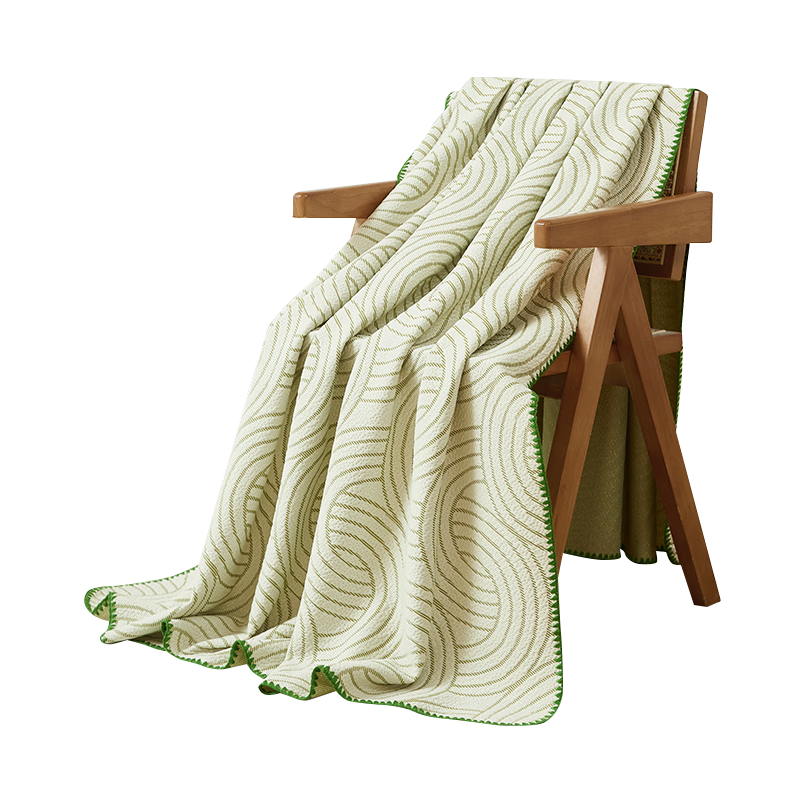 天琴纹澜轻语针织毯TQ-B125