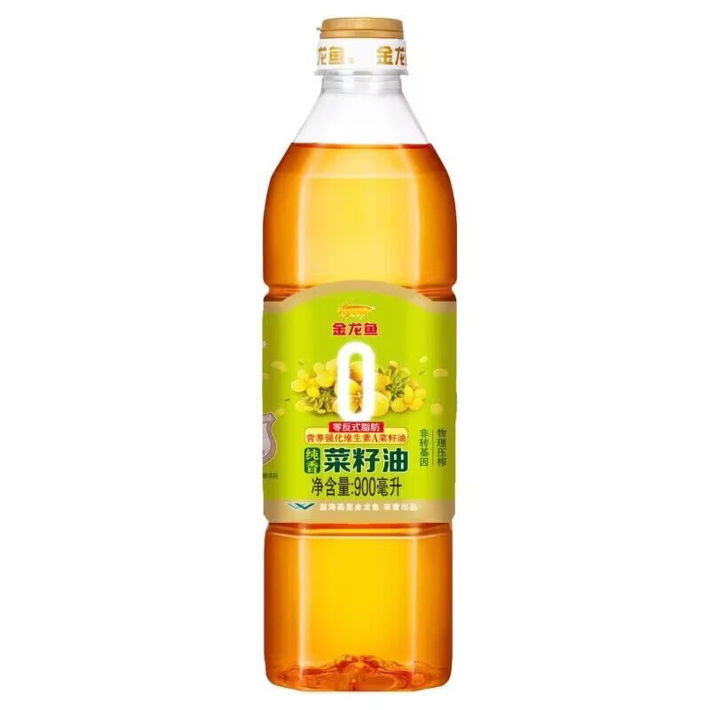 金龙鱼AE营养多纯香菜籽油900ML(非转压榨)