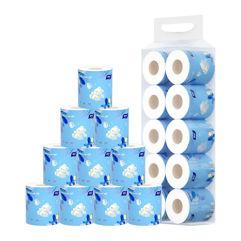 BT100四层卷筒心相印小熊x100克10粒/提