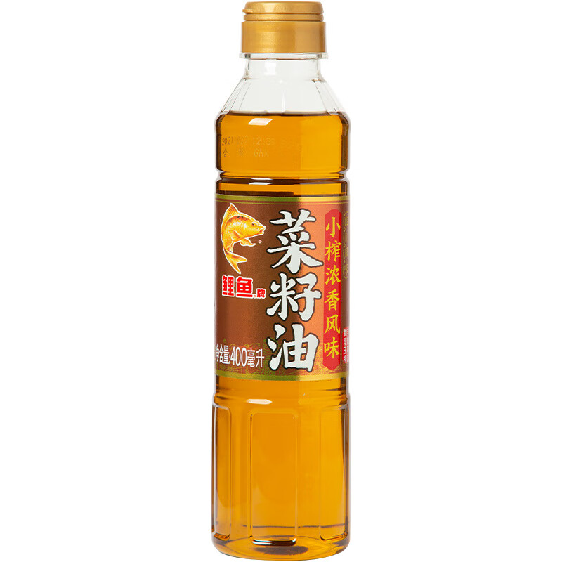 鲤鱼小榨浓香风味菜籽油400ML