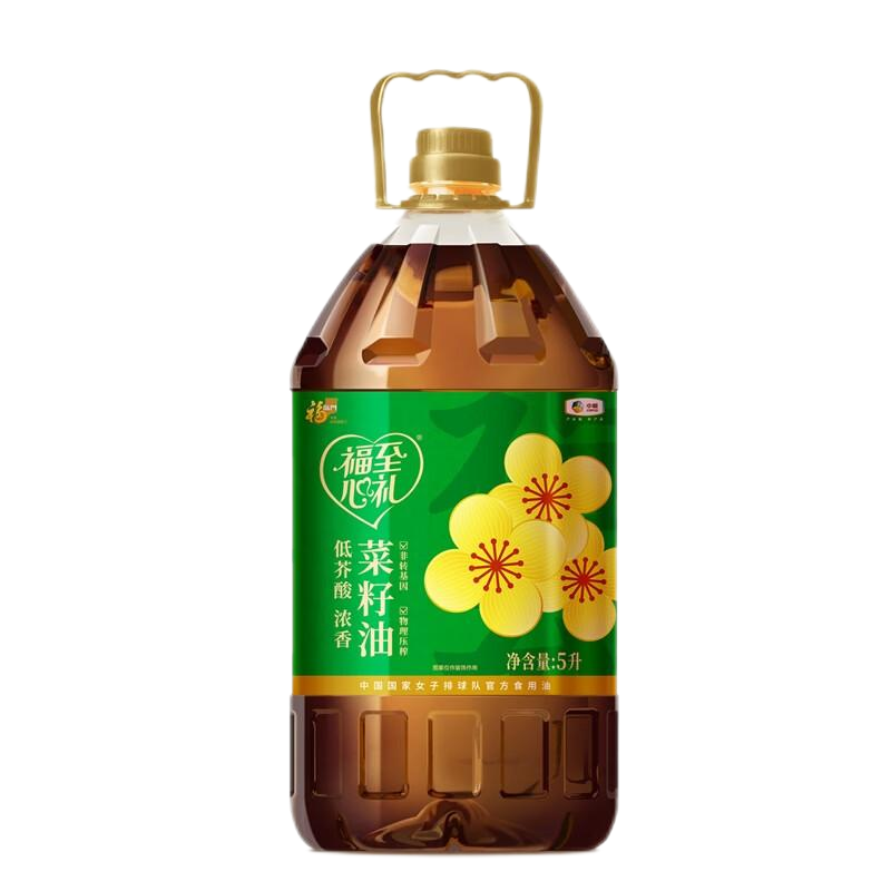 中粮福临门福至心礼菜籽油5L