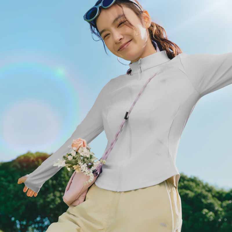 蕉下女士凉感防晒衣（修身款、立领）AL819