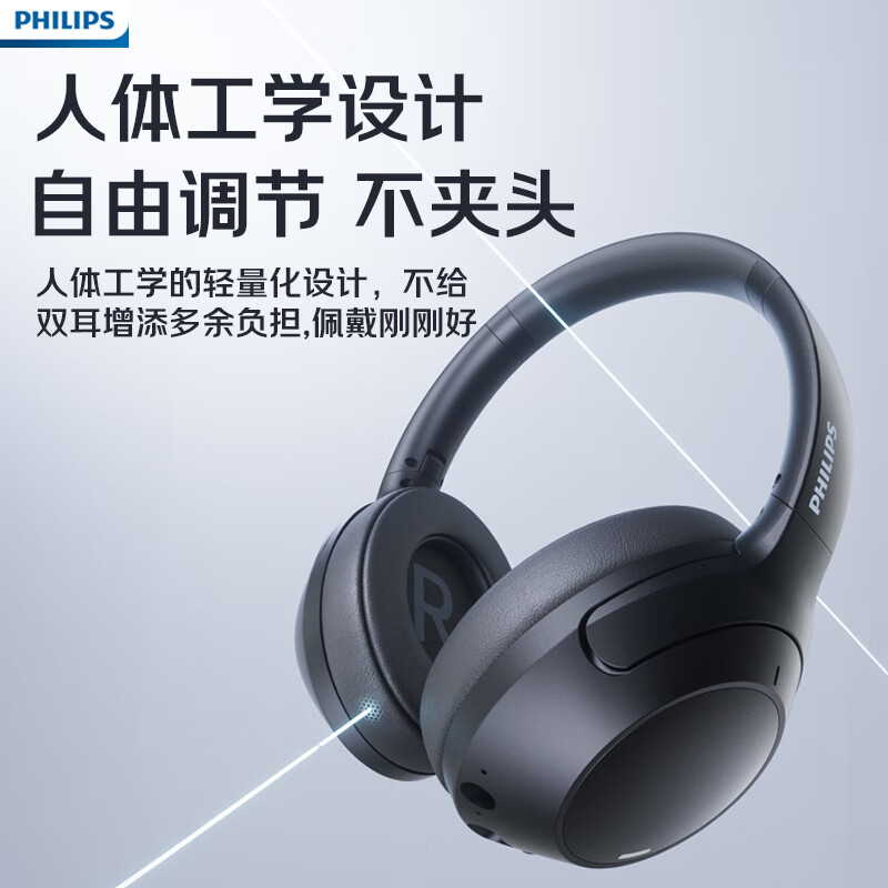 飞利浦（PHILIPS）TAH2020头戴式通话降噪耳机