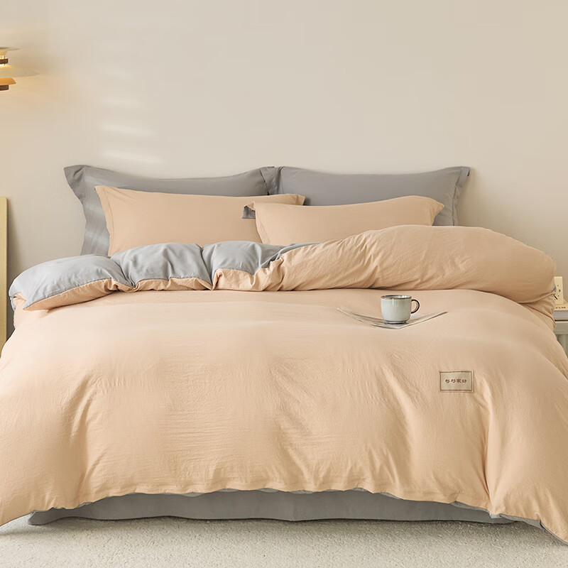 杉杉家纺皱皱纱四件套SS-TJ2501