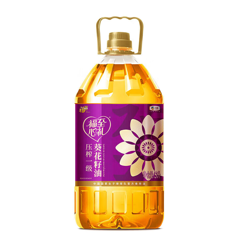 中粮福临门福至心礼葵花籽油5L