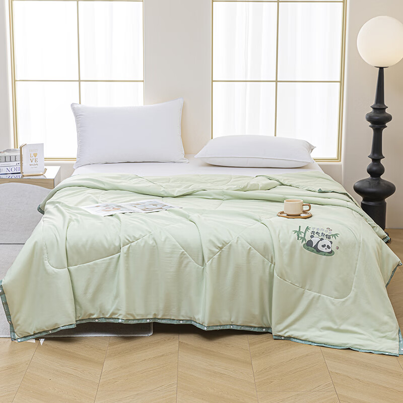 杉杉家纺元气熊猫竹语清凉被SS-B1083